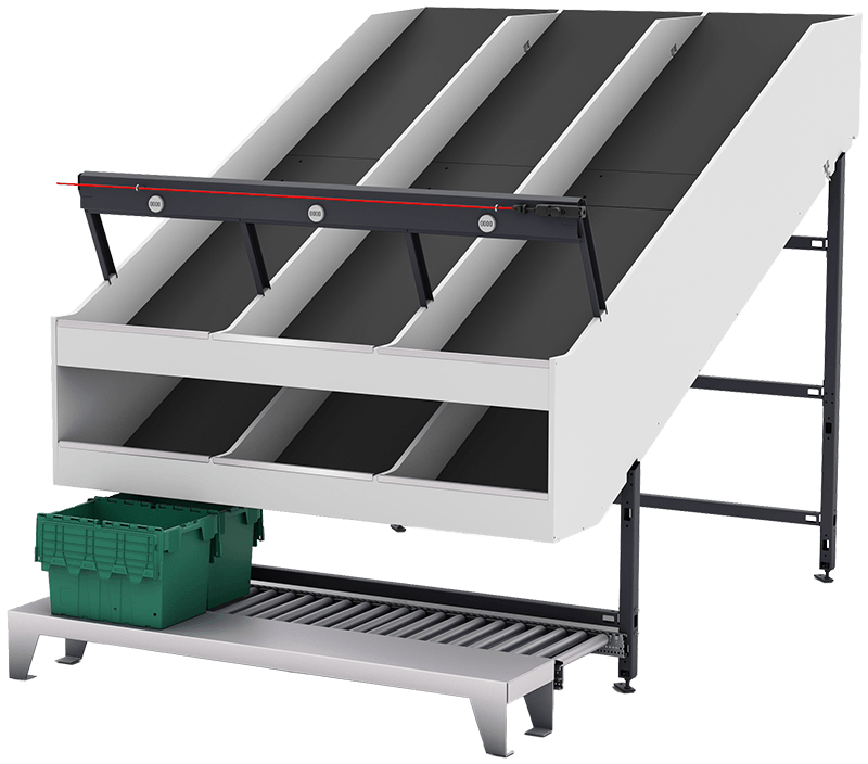 Rendering Double-Deck Chute