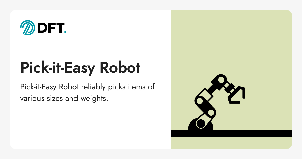Intelligent robotic picking logistics – Pick-it-Easy Robot